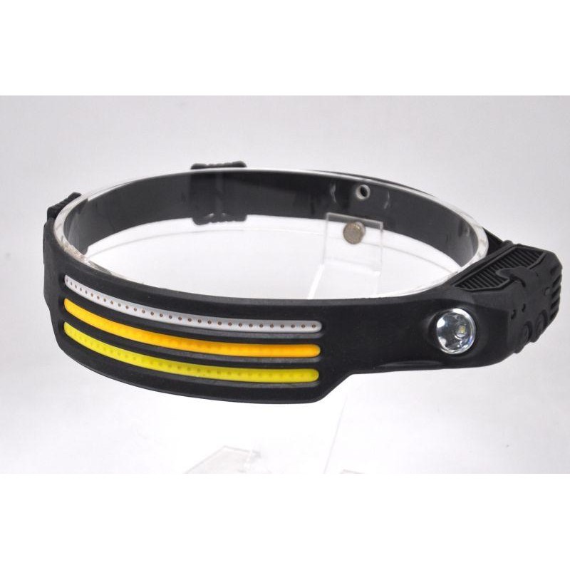 Фонарь налобный аккумуляторный GFL412 13Вт 650лм Li-ion 1200мА.ч LED GAUSS GF412