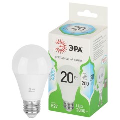 Лампа светодиодная GREEN LINE A60-20W-840-E27 GL E27 20Вт груша яркий свет бел. Эра Б0067116