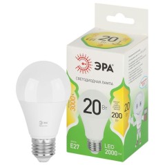 Лампа светодиодная GREEN LINE A60-20W-830-E27 GL E27 20Вт груша свет тепл. Эра Б0067106