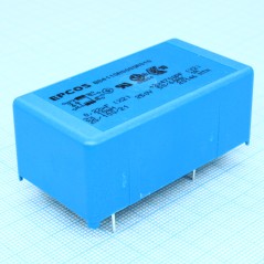 Сетевой фильтр 2x1A/250V, 2х10 мГн, 0.22 мкФ (X2), 2х4700 пФ (Y2), 56х30x23 мм, монтаж в плату