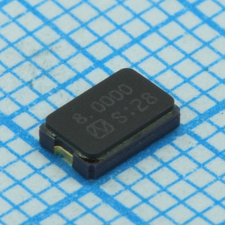Резонатор кварцевый SMD 5.0х3.2х1.3мм, -40...+85°C, 30/20ppm, 8пФ, 8МГц