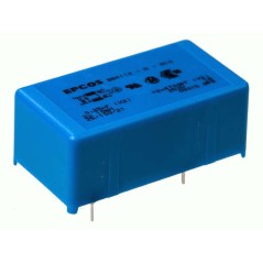 Сетевой фильтр 2x6A/250V, 2х1.9 мГн, 0.22 мкФ (X2), 2х4700 пФ (Y2), 56х30x23 мм, монтаж в плату