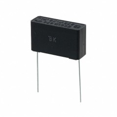 Металлоплёночный полипропиленовый конденсатор X2,  0.47uF ±10%, 275VAC, радиальные выводы с шагом 22.5mm, (26 x 8.5 x 15mm)