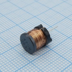 Силовая индуктивность 47uH ±10% 2.5A 0.064Om радиальная без магнитного экрана