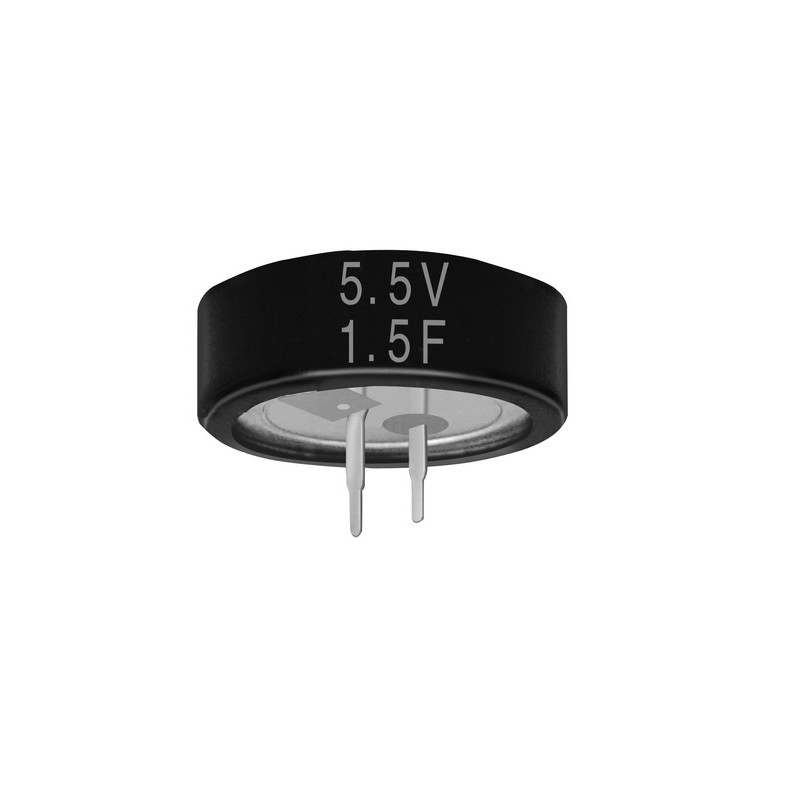 Supercapacitors 1.5F 5.5V EDLC Coin Cell Cyl