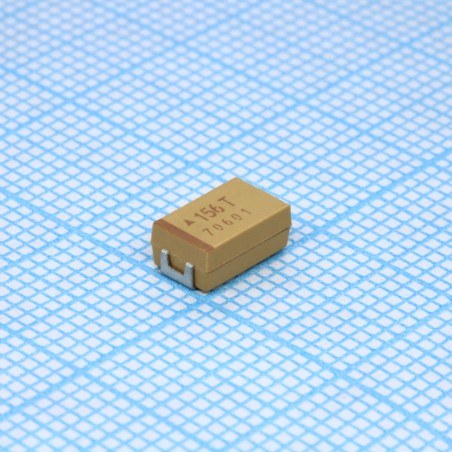 Конденсатор танталовый smd 15мкФ ±10% 50в (7.3х4.3х2.8мм) 7343-31 125°C