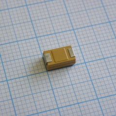 Конденсатор танталовый smd 22мкФ ±10% 25в (7.3х4.3х2.8мм) 7343-31 125°C