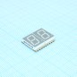 2-х разрядный сегментный дисплей smd 10,16мм/красный/630нм/9-20мкд/ОК 2-х разрядный сегментный дисплей smd 10,16мм/красный/630нм/9-20мкд/ОК