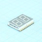 2-х разрядный сегментный дисплей smd 10,16мм/зеленый/570нм/5,6-11мкд/ОА 2-х разрядный сегментный дисплей smd 10,16мм/зеленый/570нм/5,6-11мкд/ОА