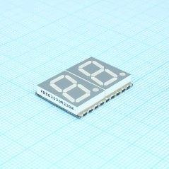 2-х разрядный сегментный дисплей smd 14,22мм/зеленый/570нм/2,2-4,6мкд/ОА