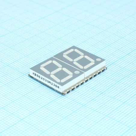 2-х разрядный сегментный дисплей smd 14,22мм/зеленый/570нм/2,2-4,6мкд/ОА