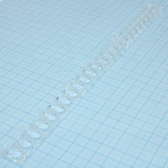Линейная линза для 24LED размером до 5630, 19х283х6.6мм