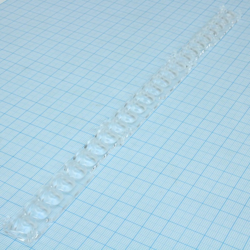 Линейная линза для 24LED размером до 5630, 19х283х6.6мм