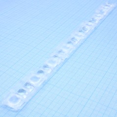 Линейная линза 90° для  24LED размером до 5630, 19х283х8.3мм