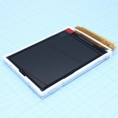 TFT 2.83", 240xRGBx320, трансфлективный, подсветка белая, драйвер HX8367-A, MCU/SPI/RGB интерфейс, 3 o'clock, -20 ... 70 °C