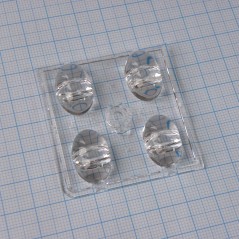 Групповая квадратная линза 50х50мм для 4 LED размером до 5050