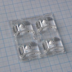 Квадратная модуль линза 2x2 на 4светодиода LG Innotek серии  LEMWA33X