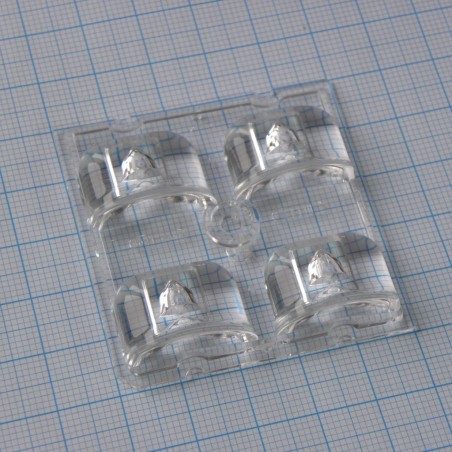 Квадратная модуль линза 2x2 на 4светодиода LG Innotek серии  LEMWA33X