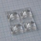 Квадратная модуль линза 2x2 на 4светодиода LG Innotek серии  LEMWA33X