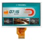 TFT 7.0", 800 x 480, LED подсветка, интерфейс RGB, встроенный контр. ST-5623D+ST5091D, яркость 900 cd/m2, 12 o'clock. -20...+70°