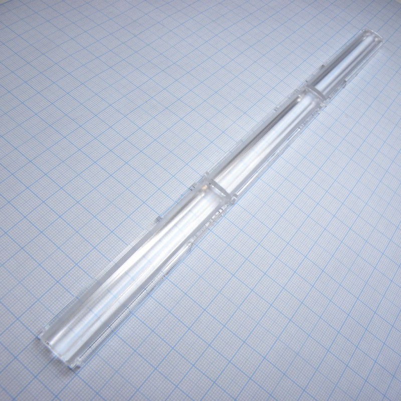 Линейная линза 60°+110° для 24LED размером до 5630, 20х286мм