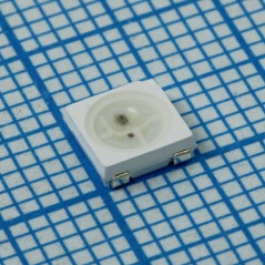 Светодиод RGB 5x5x1.6мм 120° 750/1350/750 мКд 2.2/3.2/3.2В с контроллером