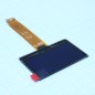 OLED 2.42" графический, 128х64, COG без рамки, ZIP FPC шлейф, желтый,  интерф. 6800, 8080, SPI,  контроллер SSD1309ZC, VDD 3В, -