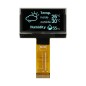 OLED 1.54" графический, 128х64, COG, белый,  интерф. 6800, 8080, SPI, I2C, контроллер SSD1309ZC, VDD 3В, -40 ... -80 С