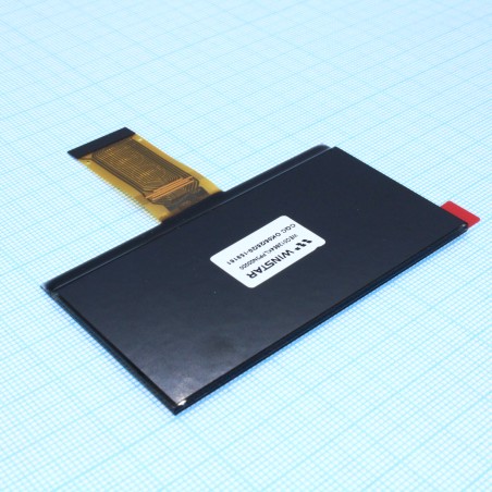 OLED 2.7" графический, 128х64, COG, желтый, интерф. 6800,8080,SPI,I2C, driver SSD1309ZC, VDD 3В, -40 ... 80 C FPC 31pin