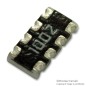 Резисторная сборка SMD 1206 4 резисторов по 100Ом