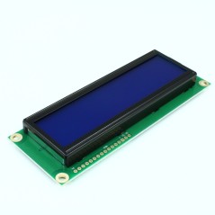 ЖКИ знакосинтезирующий 16 x 2, STN Синий Негативный/прозрачный светодиодная подсветка белая, размеры 122x44 мм, видимая область 