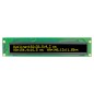 OLED символьный 40х2, контроллер WS0010TX, 5В, цвет символов: желтый, габаритные размеры 182х38,5х9,3мм, размер видимой области 
