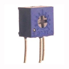 Подстроечный резистор 3362W 500R, угол поворота 210