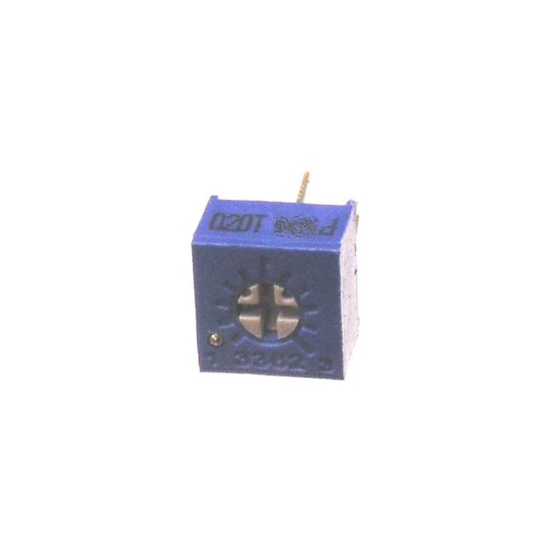 Подстроечный резистор 3362P 200R, угол поворота 240