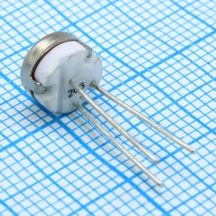 Потенциометр однооборотный керметный 20кОм ±10% 0.5Вт PC PIN