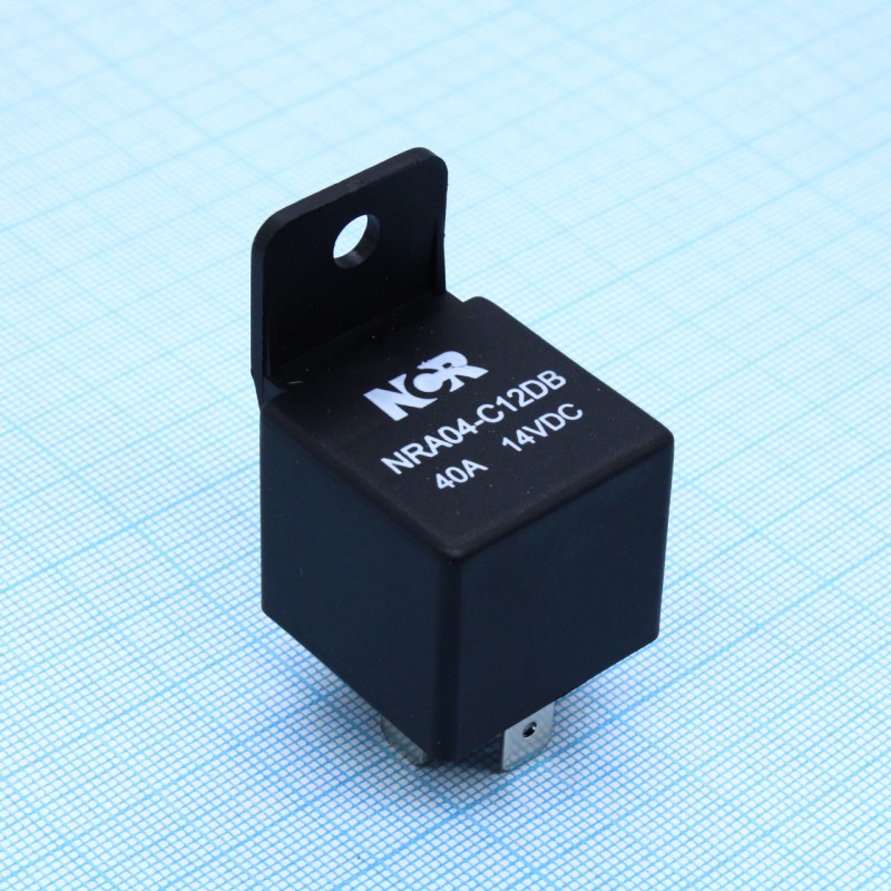 Реле 1 пер. 12V / 40A, 14В с кронштейном