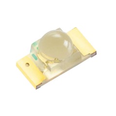 Светодиод SMD 1206 с купольной линзой зеленый 570нм