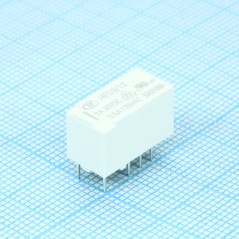 Сверхминиатюрное сигнальное реле серия HFD3 2A DPDT (две группы на переключение) катушка 12В монтаж в отверстие