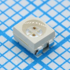 Светодиод smd 3,5х2,8мм/красный/621нм/12-30мкд - зеленый/525нм/12-30мкд /прозрачный/120°