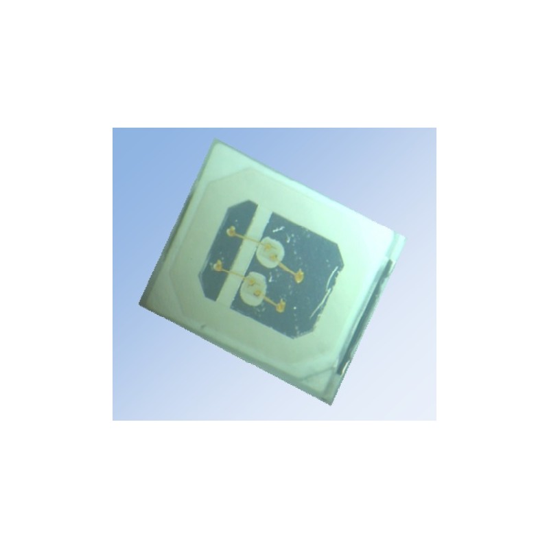 Светодиод smd 2,8х3,5мм/зеленый/517нм/4300мКд при 60мА/максимальный ток 60мА/0.2Вт/3.2В/120°