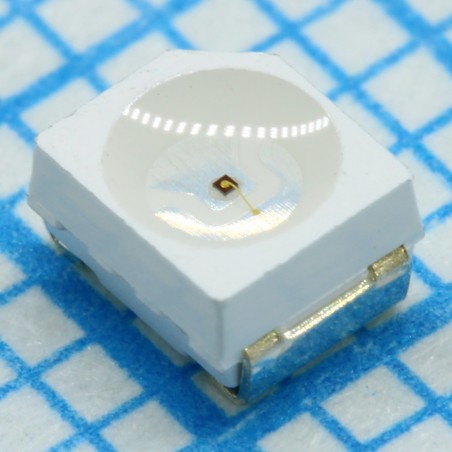 Светодиод smd 3,5x2,8мм/зеленый/570нм/100мкд/прозрачный/120°