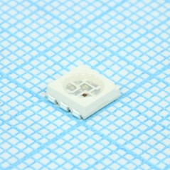 Светодиод smd 5х5мм/красный/625нм/1000-1400мкд - зеленый/525нм/1300-2000мкд/синий/470нм/300-420мкд/прозрачный/120°/30-50мА