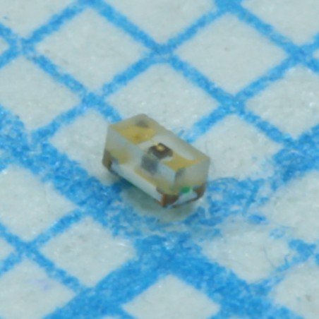 Светодиод smd 1х0.5x0.35мм/зеленый/525нм/360мкд/прозрачный/130°