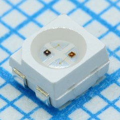 Светодиод smd 3,5х2,8мм/красный/631нм/500мкд - зеленый/574нм/350мкд/прозрачный/110°