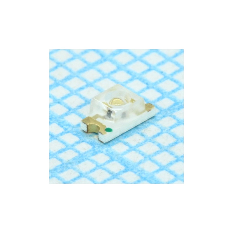 Светодиод smd 3,2х1,6мм/красный/643нм/75мкд/прозрачный/30°