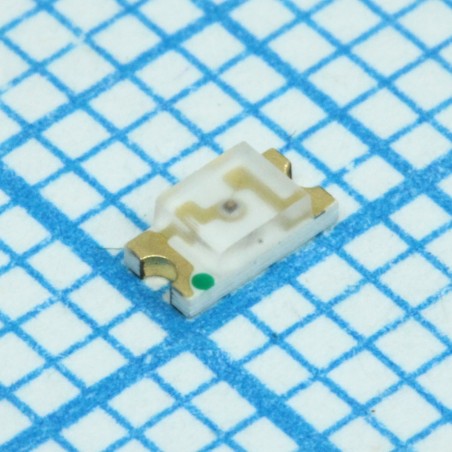 Светодиод smd 3,2х1,6мм/красный/620нм/100мкд/прозрачный/140°