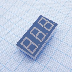 3-х разрядный индикатор 14,2мм/красный/635нм/60-100мкд/ОК