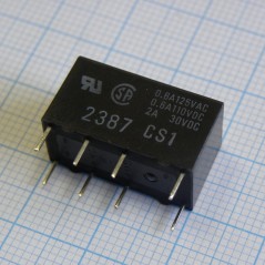 Signal Relay 24VDC 2A DPDT( (20.5mm 10.1mm 11.5mm)) THT