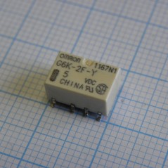 Signal Relay 5VDC 1A DPDT(10x7.8x5.2)mm