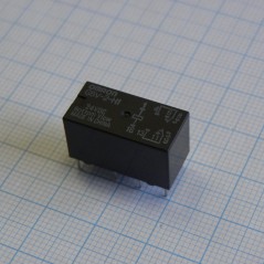 Сигнальное реле 24VDC 1A DPDT (20,5x10,1x11,5мм) THT